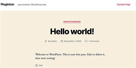 Homepage Post .